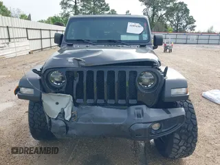 2021 Jeep Wrangler Unlimited Sport S with VIN 1C4HJXDG2MW700461, listed as a IAAI auction lot 41894307 with 82,454 mi miles. Bid and sale history available at carsss.com. Image 12.