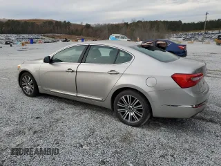 2014 Kia Cadenza Premium with VIN KNALN4D73E5143352, listed as a Copart auction lot 84725614 with 122,878 mi miles and Clean Title. Bid and sale history available at carsss.com. Image 2.