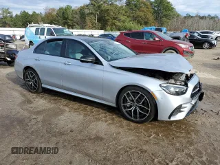2022 Mercedes-Benz E-Class E 350 with VIN W1KZF8DB8NB075739, listed as a Copart auction lot 84028124 with 23,405 mi miles and Salvage Title. Bid and sale history available at carsss.com. Image 4.