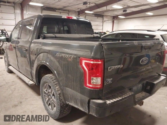 2017 Ford F-150 XL with VIN 1FTEW1EP3HKD25225, listed as a IAAI auction lot 41506022 with 106,071 mi miles. Bid and sale history available at carsss.com. Image 3.
