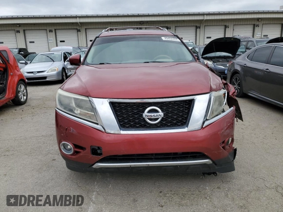 2015 Nissan Pathfinder SV with VIN 5N1AR2MM4FC705793, listed as a Copart auction lot 49404455 with 208,370 mi miles and Salvage Title. Bid and sale history available at carsss.com. Image 5.