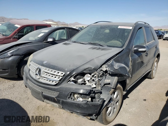 2007 Mercedes-Benz M 350 with VIN 4JGBB86E67A152675, listed as a Copart auction lot 88589935 with 81,634 mi miles and Salvage Title. Bid and sale history available at DreamBid. Image 1.
