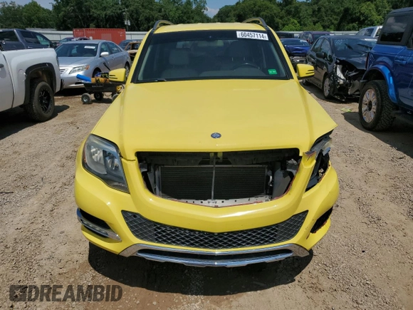 2015 Mercedes-Benz GLK 350 with VIN WDCGG5HB9FG353182, listed as a Copart auction lot 60457114 with 115,118 mi miles and Salvage Title. Bid and sale history available at DreamBid. Image 5.