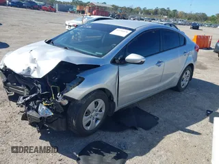 2016 Kia Forte LX with VIN KNAFK4A67G5508216, listed as a IAAI auction lot 41734076 with 107,584 mi miles. Bid and sale history available at carsss.com. Image 2.