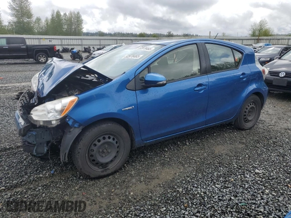 2014 Toyota Prius One with VIN JTDKDTB37E1085331, listed as a Copart auction lot 53978465 with 134,655 mi miles and Salvage Title. Bid and sale history available at DreamBid. Image 1.