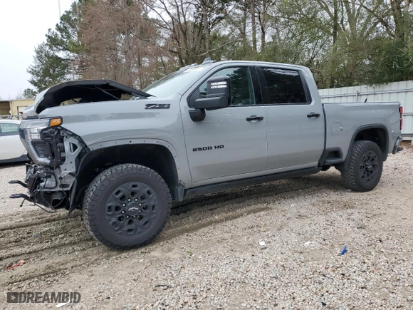 2024 Chevrolet Silverado 2500HD LTZ with VIN 2GC4YPEY4R1242194, listed as a Copart auction lot 45591035 with NaN miles and Salvage Title. Bid and sale history available at carsss.com. Image 1.