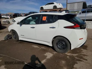 2018 Nissan LEAF S with VIN 1N4AZ1CP3JC307158, listed as a Copart auction lot 47318235 with Not Provided miles and Non Repairable. Bid and sale history available at DreamBid. Image 2.