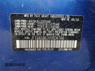 2017 Subaru WRX with VIN JF1VA1B62H9804744, listed as a Copart auction lot 51288185 with 113,334 mi miles and Salvage Title. Bid and sale history available at carsss.com. Image 13.