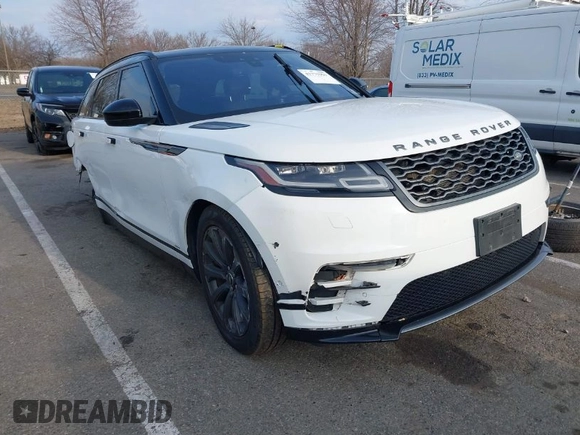 2019 Land Rover Range Rover Velar R-Dynamic SE z VIN SALYL2EX9KA782364, wystawiony jako IAAI lot #41775991 z przebiegiem 66 966 mil mil oraz . Historia ofert i sprzedaży dostępna na DreamBid. Obrazek 1.