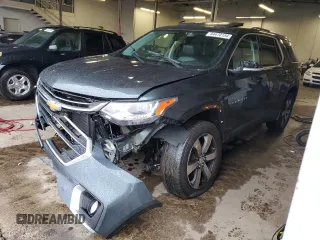 2018 Chevrolet Traverse LT Leather with VIN 1GNEVHKW2JJ146586, listed as a Copart auction lot 84470154 with 96,597 mi miles and Non Repairable. Bid and sale history available at carsss.com. Image 1.