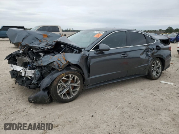 2023 Hyundai Sonata SEL with VIN KMHL64JA1PA279873, listed as a Copart auction lot 46593295 with 56,390 mi miles and Non Repairable. Bid and sale history available at DreamBid. Image 1.