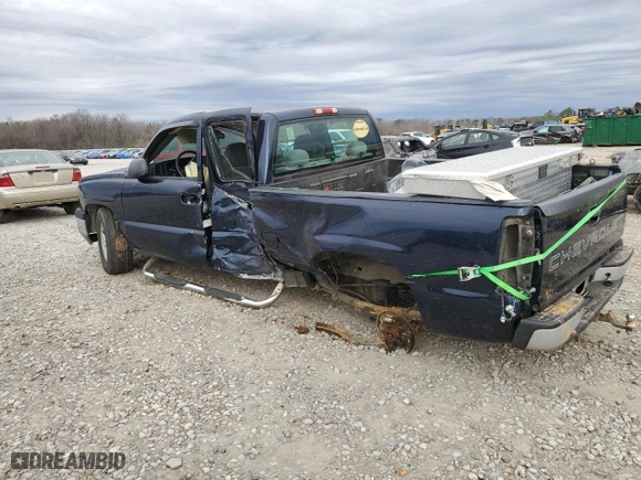 2005 Chevrolet Silverado 1500 Work Truck with VIN 1GCEC19XX5Z154155, listed as a Copart auction lot 47946805 with 107,425 mi miles and Clean Title. Bid and sale history available at carsss.com. Image 2.
