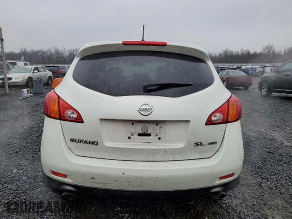 2009 Nissan Murano SL with VIN JN8AZ18WX9W131556, listed as a Copart auction lot 50274765 with 193,858 mi miles and Salvage Title. Bid and sale history available at carsss.com. Image 6.