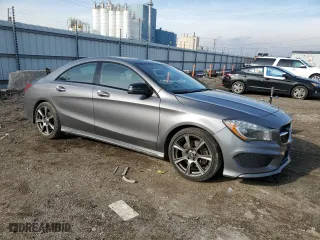 2014 Mercedes-Benz CLA-Class CLA 250 with VIN WDDSJ4GB1EN090599, listed as a Copart auction lot 43669405 with 176,299 mi miles and Salvage Title. Bid and sale history available at carsss.com. Image 4.