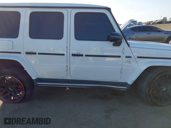 2021 Mercedes-Benz G AMG G 63 with VIN W1NYC7HJ9MX381126, listed as a IAAI auction lot 41434407 with Not Provided miles. Bid and sale history available at carsss.com. Image 13.
