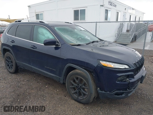2016 Jeep Cherokee Latitude with VIN 1C4PJMCS1GW255876, listed as a IAAI auction lot 41775711 with 117,519 mi miles. Bid and sale history available at carsss.com. Image 1.