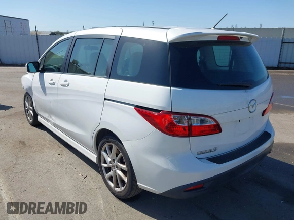 2012 Mazda 5 Touring with VIN JM1CW2CL7C0140452, listed as a IAAI auction lot 41970209 with 92,069 mi miles and . Bid and sale history available at DreamBid. Image 3.