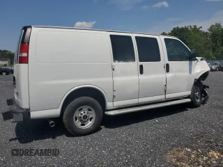 2023 GMC Savana Cargo z VIN 1GTW7AFP3P1215330, wystawiony jako Copart lot #60320685 z przebiegiem Nie podano mil oraz Czysty tytuł • Clean title. Historia ofert i sprzedaży dostępna na DreamBid. Obrazek 3.