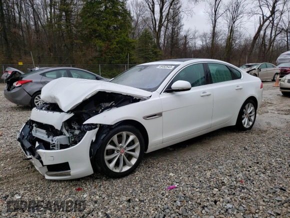 2018 Jaguar XF 25t Premium with VIN SAJBJ4FX7JCY69293, listed as a Copart auction lot 45452543 with 27,380 mi miles. Bid and sale history available at carsss.com. Image 1.