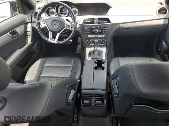 2013 Mercedes-Benz C 300 Sport with VIN WDDGF8AB9DR281282, listed as a Copart auction lot 62653125 with 128,227 mi miles and Salvage title. Bid and sale history available at DreamBid. Image 8.