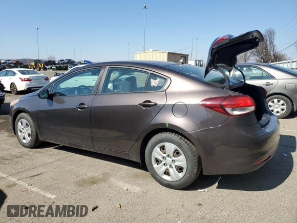 2017 Kia Forte S with VIN 3KPFL4A72HE137626, listed as a Copart auction lot 48404475 with 88,889 mi miles and Salvage Title. Bid and sale history available at DreamBid. Image 2.