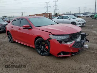 2018 Acura TLX w/A-SPEC Pkg with VIN 19UUB3F62JA004914, listed as a Copart auction lot 86613114 with 0 mi miles and Salvage Title. Bid and sale history available at carsss.com. Image 4.