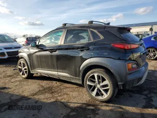 2021 Hyundai Kona Ultimate with VIN KM8K5CA50MU602588, listed as a Copart auction lot 45122075 with 32,341 mi miles and Clean Title. Bid and sale history available at carsss.com. Image 2.