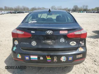 2014 Kia Forte LX with VIN KNAFK4A62E5194259, listed as a Copart auction lot 53288195 with 175,268 mi miles and Salvage Title. Bid and sale history available at carsss.com. Image 6.