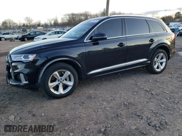 2020 Audi Q7 Premium with VIN WA1AXAF76LD000148, listed as a Copart auction lot 82021223 with 63,050 mi miles. Bid and sale history available at carsss.com. Image 1.