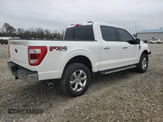 2022 Ford F-150 XL with VIN 1FTFW1E50NFB97744, listed as a Copart auction lot 43906525 with 49,036 mi miles and Salvage Title. Bid and sale history available at carsss.com. Image 3.