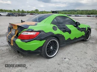 2016 Mercedes-Benz SLK 350 with VIN WDDPK5HA3GF115546, listed as a Copart auction lot 56627415 with 100,429 mi miles and Salvage title. Bid and sale history available at DreamBid. Image 3.
