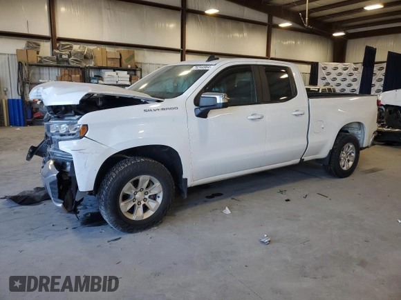 2019 Chevrolet Silverado 1500 LT with VIN 1GCRWCED5KZ188290, listed as a Copart auction lot 76244964 with 122,235 mi miles and Salvage Title. Bid and sale history available at DreamBid. Image 1.