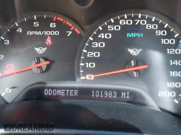 2004 Chevrolet Corvette with VIN 1G1YY22G445114652, listed as a IAAI auction lot 41614337 with 101,983 mi miles and . Bid and sale history available at DreamBid. Image 7.