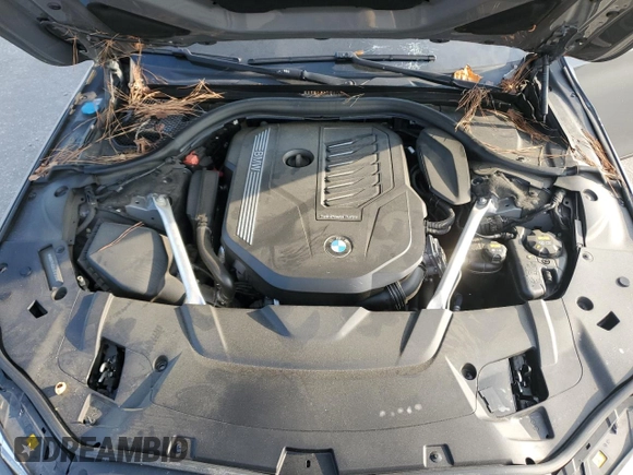 2020 BMW 7 Series 740i xDrive z VIN WBA7T4C02LGF97205, wystawiony jako Copart lot #69569084 z przebiegiem Nie podano mil oraz Szkoda całkowita • Salvage title. Historia ofert i sprzedaży dostępna na DreamBid. Obrazek 11.