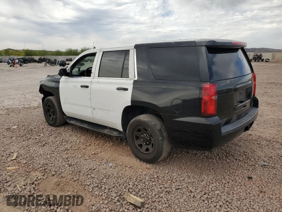 2017 Chevrolet Tahoe Commercial with VIN 1GNLCDEC4HR219881, listed as a Copart auction lot 50574145 with 115,700 mi miles and Salvage title. Bid and sale history available at DreamBid. Image 2.