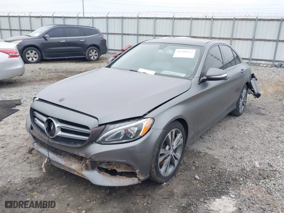 2015 Mercedes-Benz C-Class C 300 with VIN 55SWF4JB9FU056365, listed as a IAAI auction lot 41549063 with 119,106 mi miles. Bid and sale history available at carsss.com. Image 6.