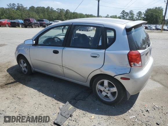 2006 Chevrolet Aveo LT with VIN KL1TG66636B522245, listed as a Copart auction lot 55668655 with Not provided miles and Salvage title. Bid and sale history available at DreamBid. Image 2.