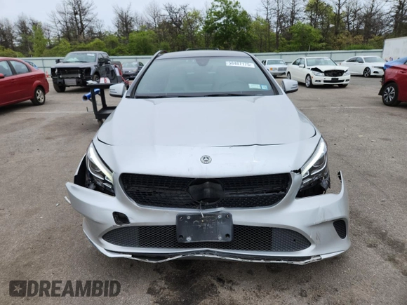 2018 Mercedes-Benz CLA 250 with VIN WDDSJ4GB7JN653164, listed as a Copart auction lot 58487175 with 60,922 mi miles and Salvage title. Bid and sale history available at DreamBid. Image 5.