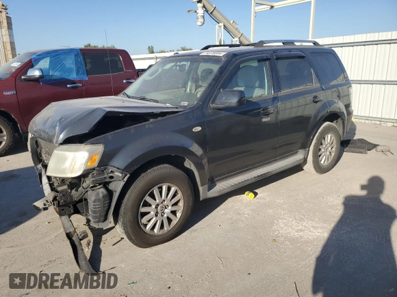2009 Mercury Mariner Premier with VIN 4M2CU87779KJ07545, listed as a Copart auction lot 74078894 with 0 mi miles and Salvage Title. Bid and sale history available at carsss.com. Image 1.