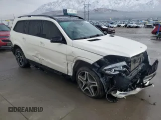 2018 Mercedes-Benz GLS 550 with VIN 4JGDF7DEXJB067446, listed as a Copart auction lot 44154124 with 44,110 mi miles and . Bid and sale history available at DreamBid. Image 4.