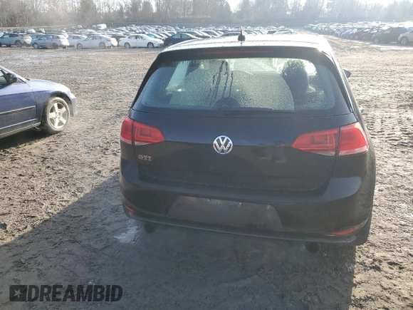 2016 Volkswagen Golf GTI SE w/Performance Pkg with VIN 3VW547AU1GM005376, listed as a Copart auction lot 84518784 with 61,049 mi miles and Salvage Title. Bid and sale history available at carsss.com. Image 6.