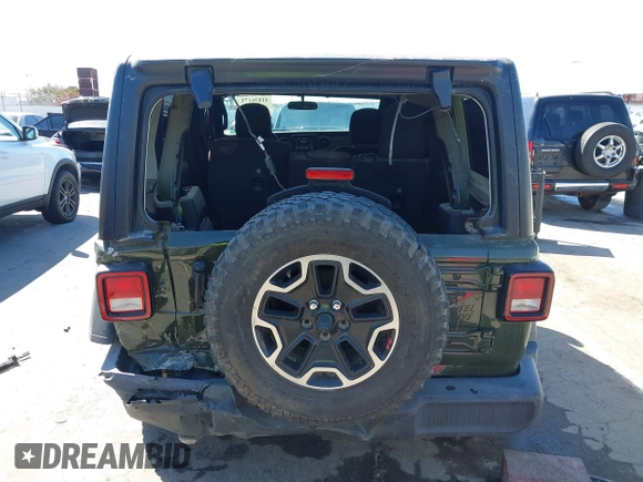 2022 Jeep Wrangler Unlimited Sport with VIN 1C4HJXDG5NW113205, listed as a IAAI auction lot 41836171 with 30,446 mi miles and . Bid and sale history available at DreamBid. Image 17.