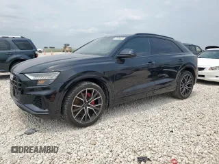 2019 Audi Q8 Prestige z VIN WA1FVAF1XKD041548, wystawiony jako Copart lot #57579415 z przebiegiem 45 596 mil mil oraz Szkoda całkowita • Salvage title. Historia ofert i sprzedaży dostępna na DreamBid. Obrazek 1.