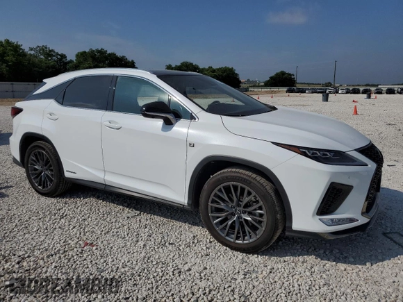2021 Lexus RX with VIN 2T2YGMDA9MC058947, listed as a Copart auction lot 55890114 with 56,502 mi miles and Salvage Title. Bid and sale history available at carsss.com. Image 4.