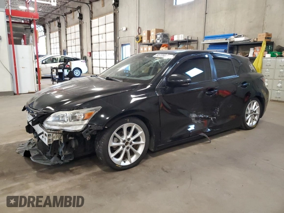 2012 Lexus CT 200h z VIN JTHKD5BH4C2116306, wystawiony jako Copart lot #55735865 z przebiegiem 232 468 mil mil oraz Szkoda całkowita • Salvage title. Historia ofert i sprzedaży dostępna na DreamBid. Obrazek 1.
