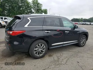 2015 Infiniti QX60 with VIN 5N1AL0MM6FC559628, listed as a Copart auction lot 60128485 with 157,196 mi miles and Salvage title. Bid and sale history available at DreamBid. Image 3.