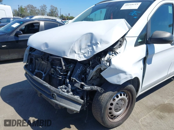 2016 Mercedes-Benz Metris Cargo with VIN WD3PG2EA9G3085608, listed as a IAAI auction lot 40218115 with 134,553 mi miles and . Bid and sale history available at DreamBid. Image 6.