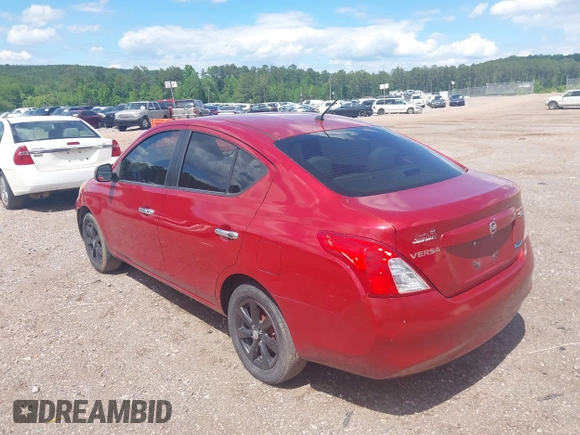2012 Nissan Versa SV with VIN 3N1CN7AP7CL816930, listed as a IAAI auction lot 42070938 with 116,541 mi miles. Bid and sale history available at carsss.com. Image 3.