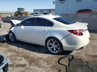 2015 Buick Regal GS with VIN 2G4GT5GX9F9200018, listed as a Copart auction lot 61553874 with 114,221 mi miles and Salvage Title. Bid and sale history available at DreamBid. Image 2.