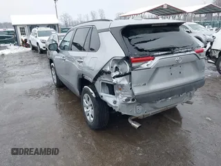 2020 Toyota RAV4 LE with VIN 2T3H1RFV9LW084522, listed as a IAAI auction lot 41544414 with 158,230 mi miles. Bid and sale history available at carsss.com. Image 3.